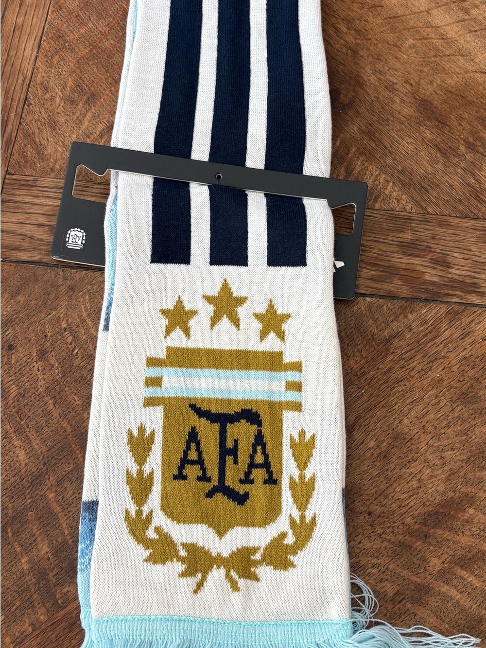 Argentina AFA Crest Decorative Scarf - Light Blue & White 2026 FIFA World Cup